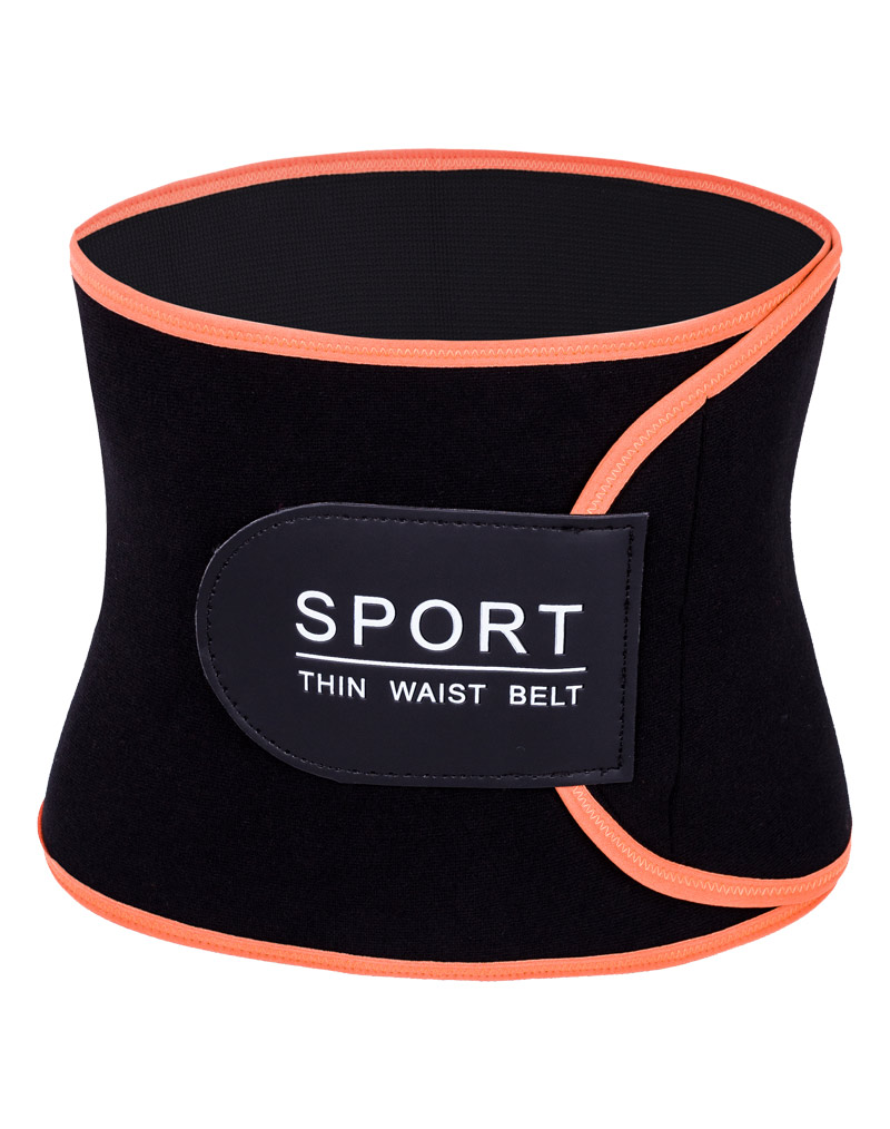 Thin Latex Waist Trainer Orange