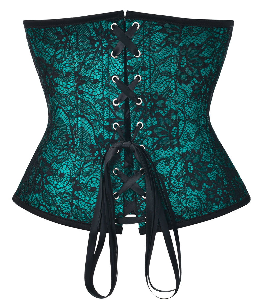 Satin & Lace Underbust Corset