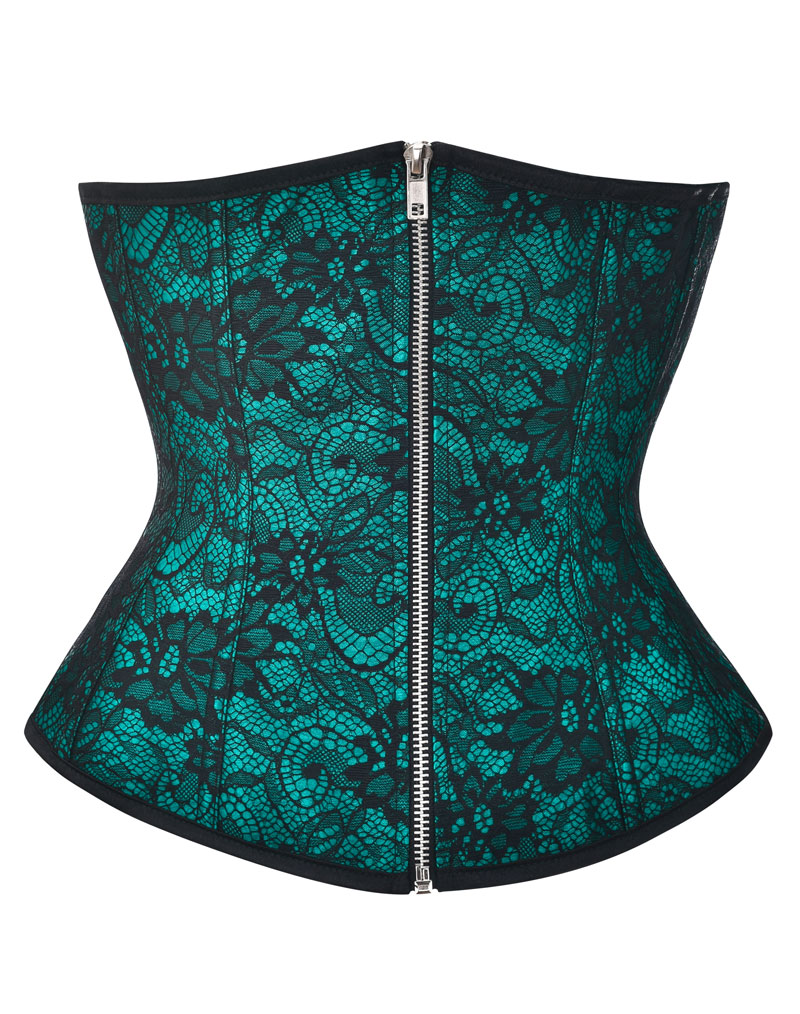 Satin & Lace Underbust Corset