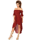 Peasant Dress Red