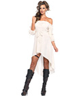 Peasant Dress White