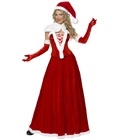 Luxury Miss Santa Long Costume