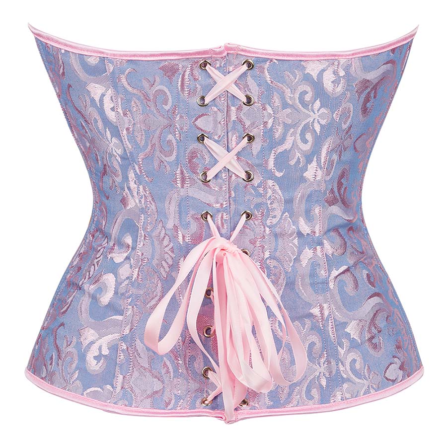 Floral Tapestry Corset Blue