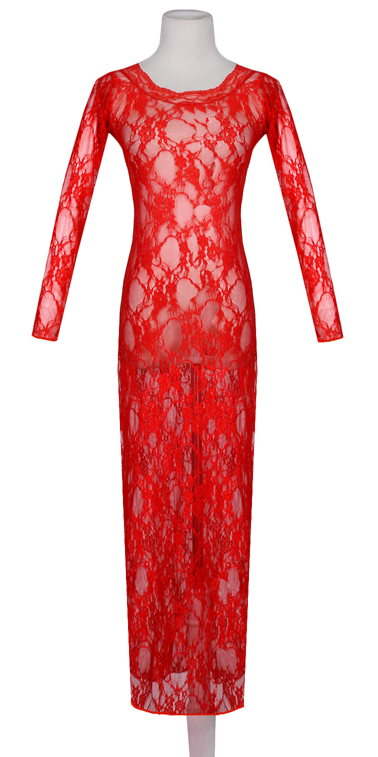 lace lingerie gown
