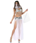 Arabian Sequined Dancer Costume White