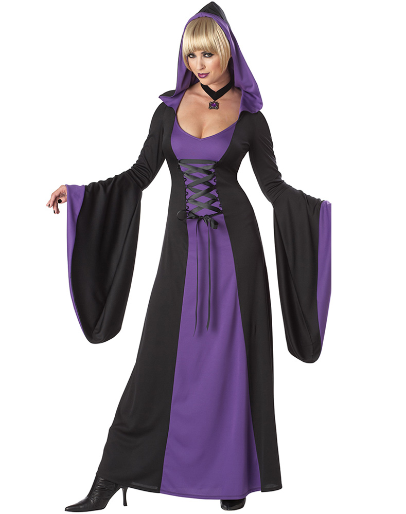 Hooded Robe Costume Purple
