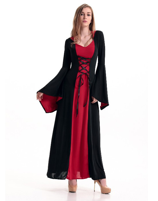 Hooded Robe Costume Red