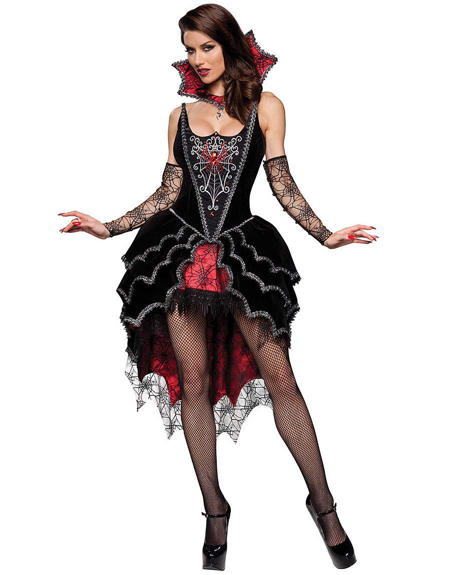 Deluxe Dark Webbed Mistress Costume