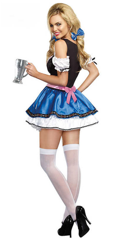 Bavarian Embroidery Beer Girl Costume
