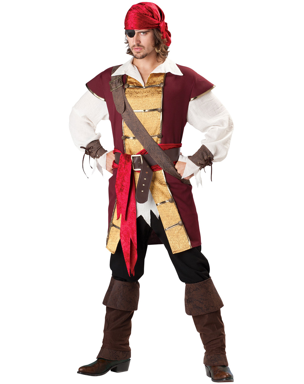 Deluxe Swashbuckler Pirate Costume - Wholesale Lingerie,Sexy Lingerie ...