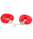 Furry Fuzzy Handcuffs Red