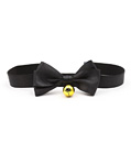 Bow Collar with Gold Bell