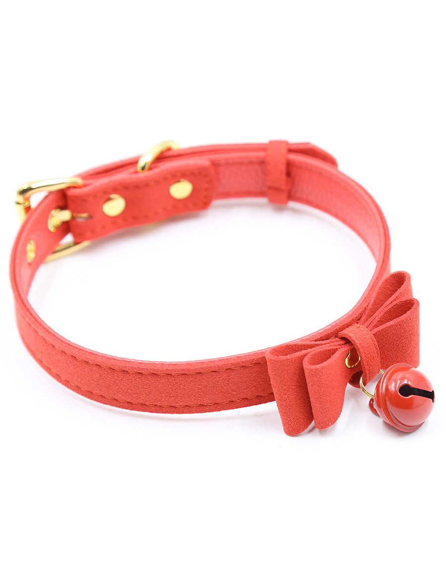 Red Bow Collar with Bell