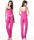 Soft Stretch Sleepwear Cami and Pants Pink