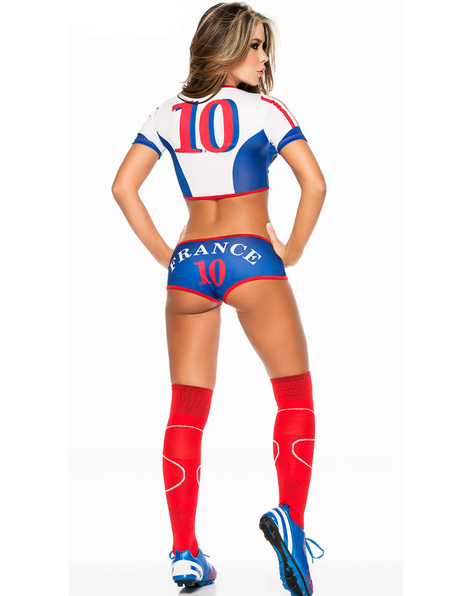 France Soccer Player Costume