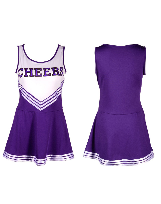 Classic Cheerleader Dress Purple - Wholesale Lingerie,Sexy Lingerie ...