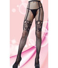 Sexy Faux Garter Lace Top Stockings