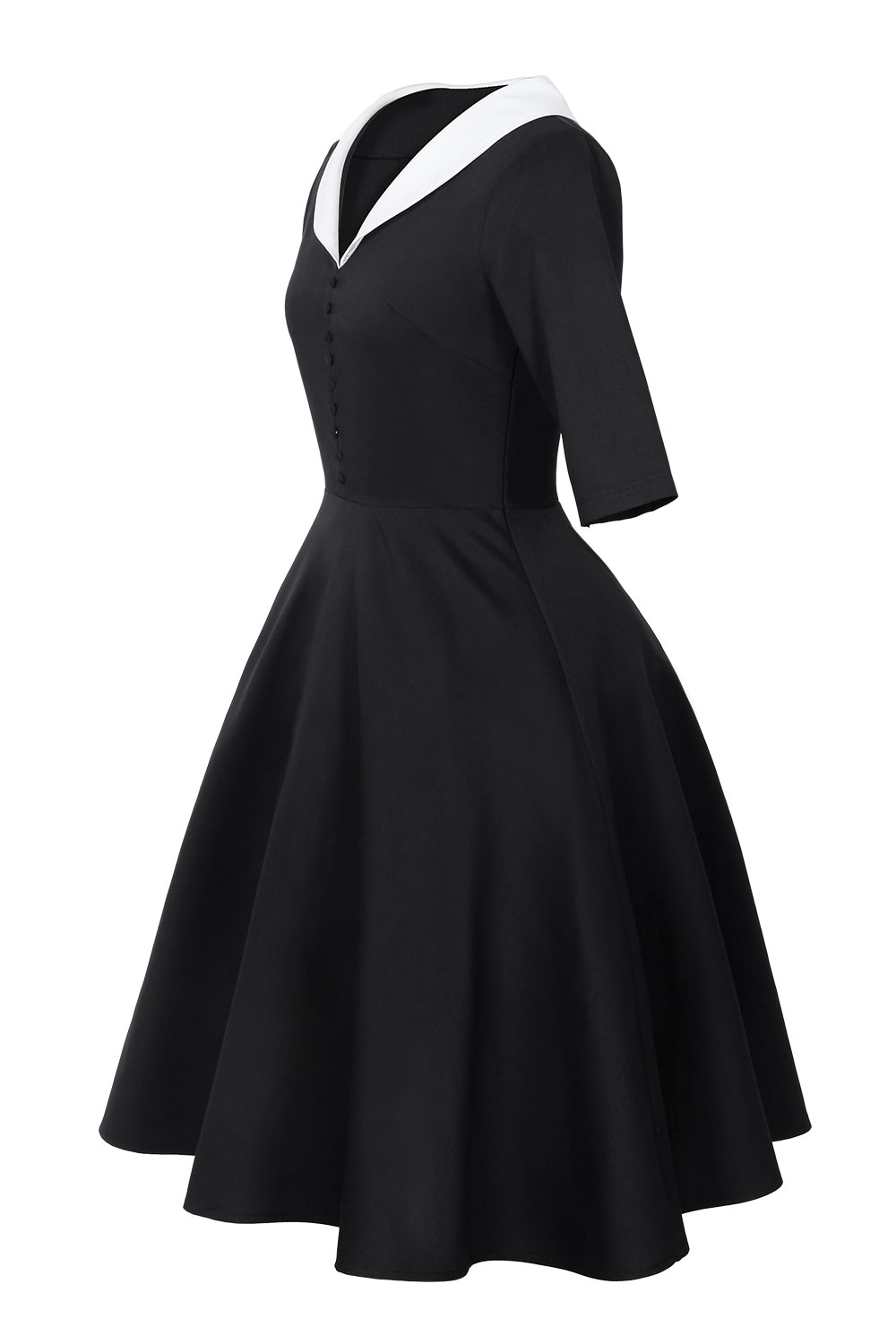 Womens 1950s V-Neck Retro Dresses - Wholesale Lingerie,Sexy Lingerie ...